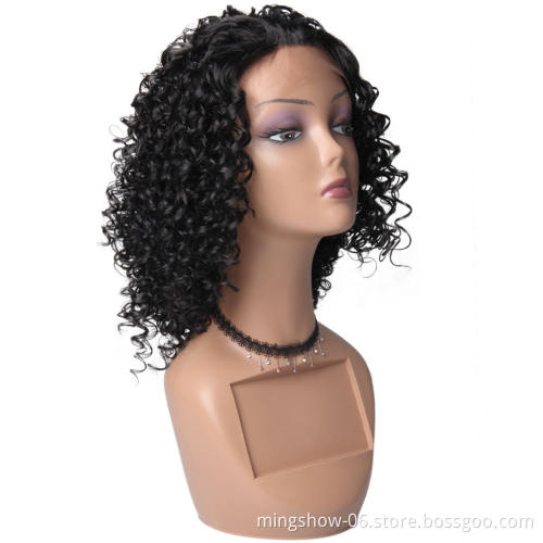 No MOQ fast delivery high temperature synthetic lace wig cheap